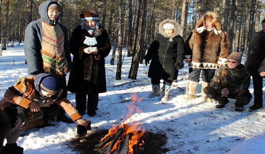 Обряд «Имты» (обряд кормления огня)