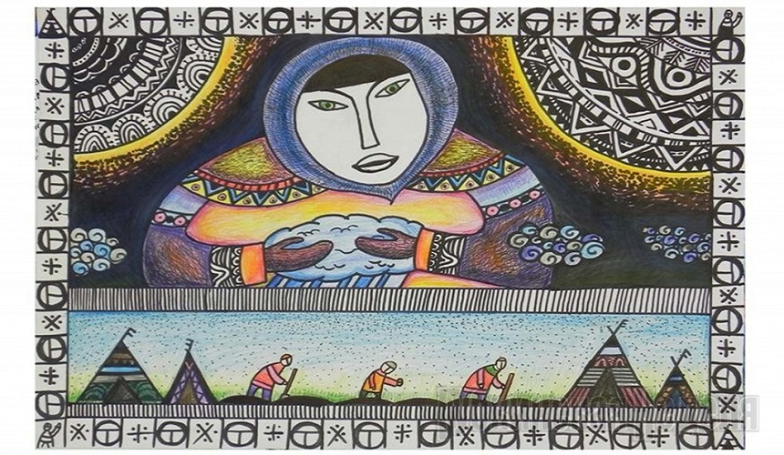 Ненецкая легенда о сотворении мира