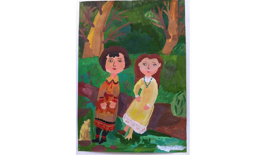 Башкирская сказка «Птичья нога»